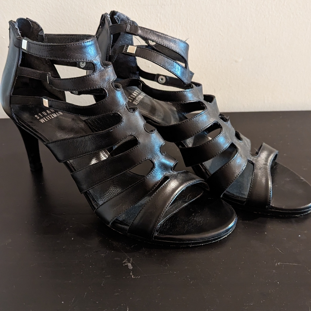 Stuart Weitzman Strappy Heels (8) - Picture 3 of 5
